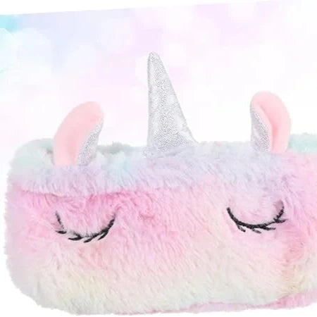 Estuche de Unicornio de Felpa Kawaii