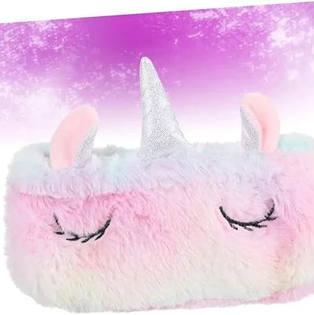 Estuche de Unicornio de Felpa Kawaii