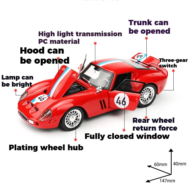 Ferrari 250 GTO Clásico (Escala 1:32)