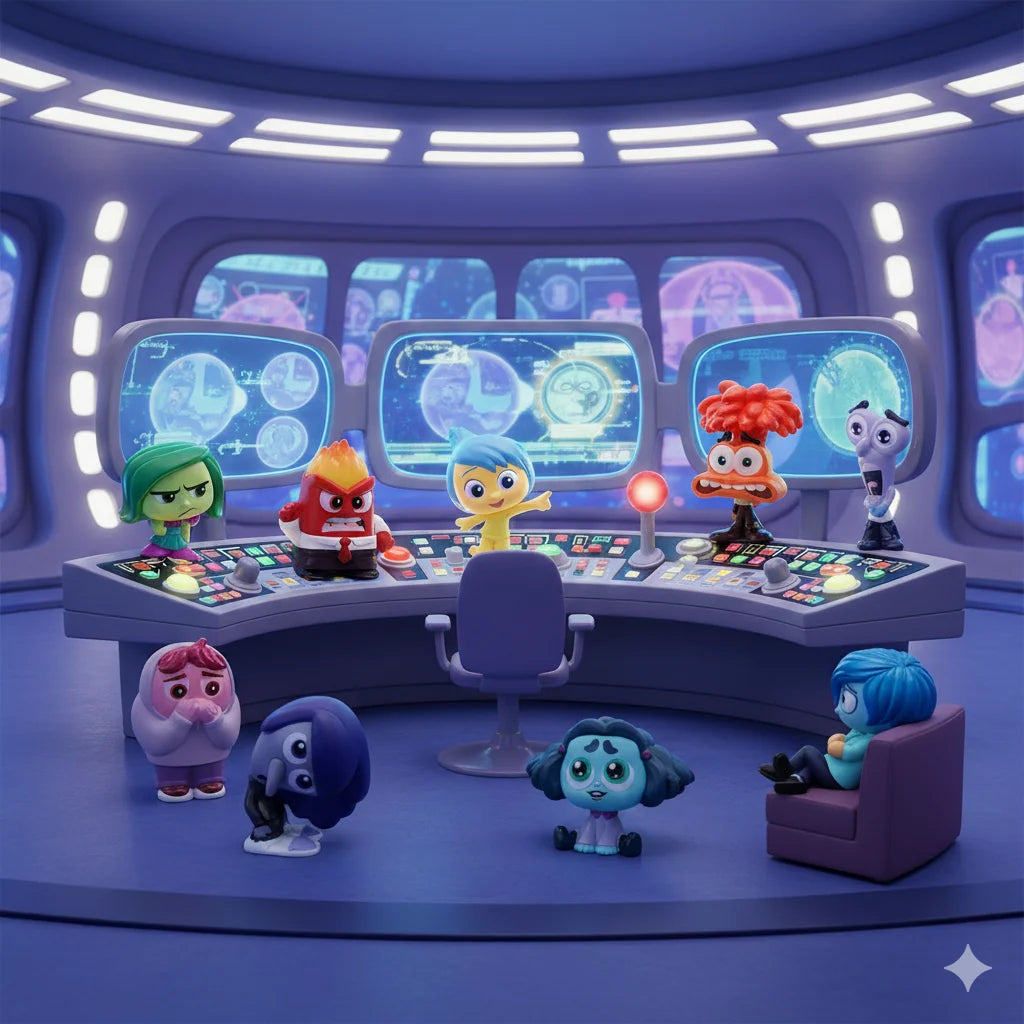 Set de 9 Figuras de Intensamente 2 – Mini Colección de Emociones