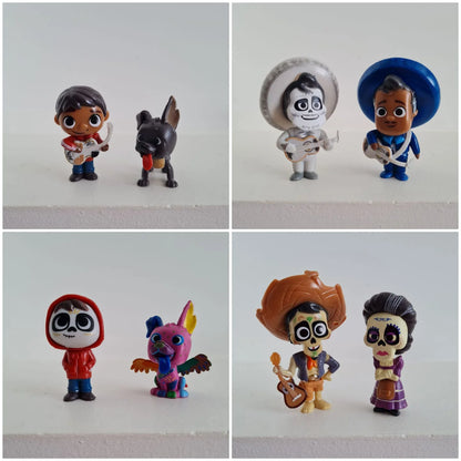 Set de 8 figuras coleccionables de Coco