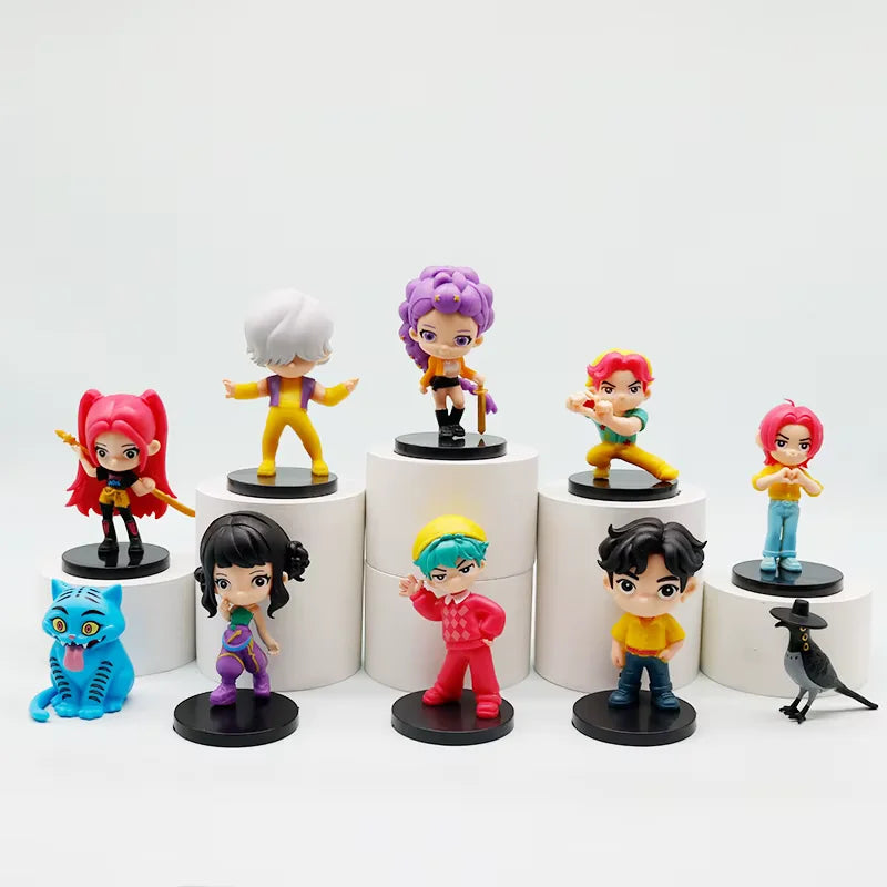 Set Completo de Figuras K-Pop Demon Hunter – Colección de 10 Personajes