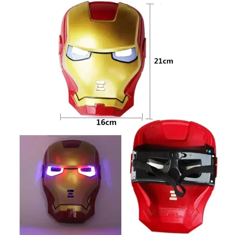 Mascaras Super Heroes de Marvel con Luz Led