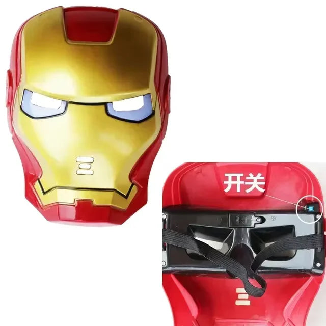 Mascaras Super Heroes de Marvel con Luz Led