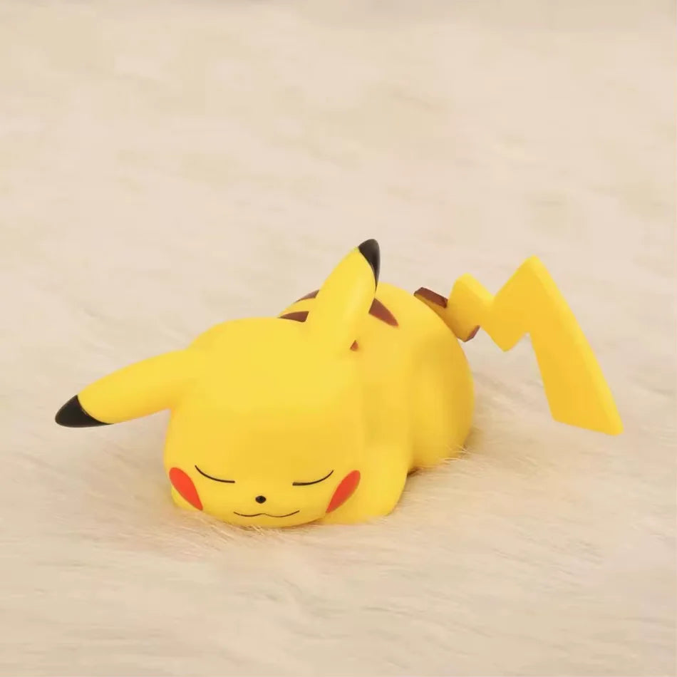 Lámpara nocturna de Pikachu en adorables poses durmiendo