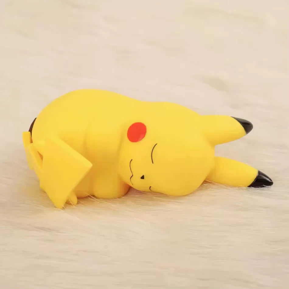 Lámpara nocturna de Pikachu en adorables poses durmiendo