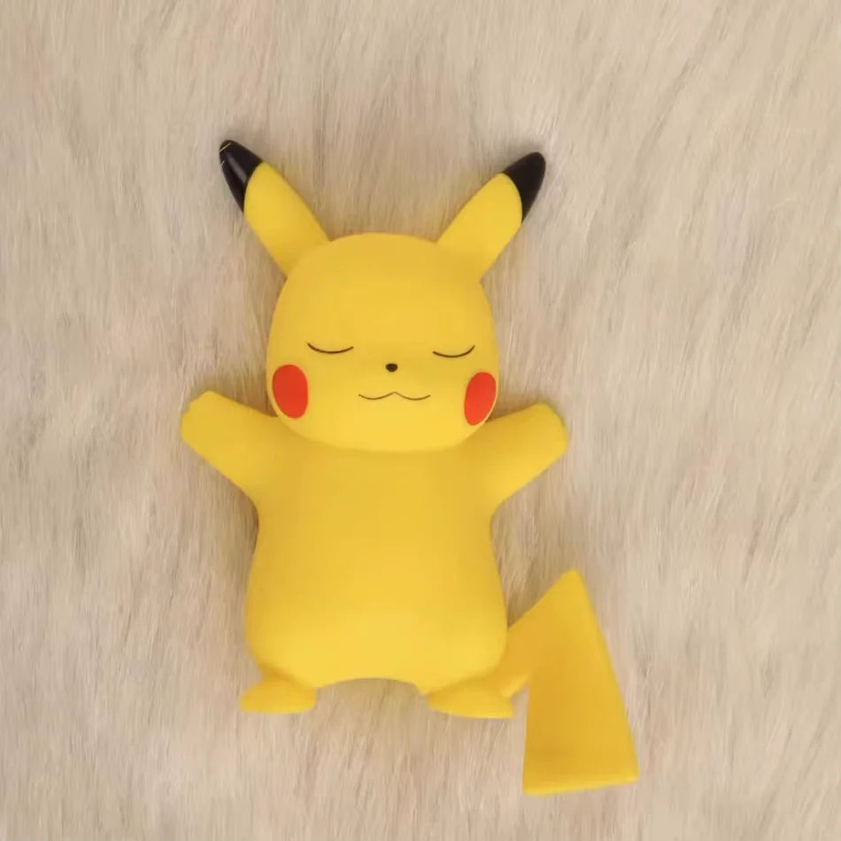 Lámpara nocturna de Pikachu en adorables poses durmiendo