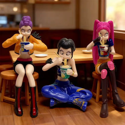 Set Guerreras K-Pop Demon Hunters Huntr/X – Rumi, Mira y Zoey (3 figuras)