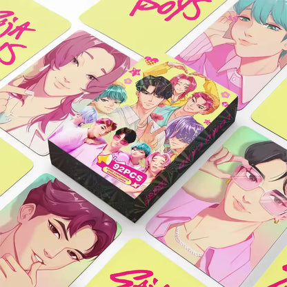 Caja de Cartas K-Pop Demon Hunters – Huntrix & Saja Boys (92 piezas)