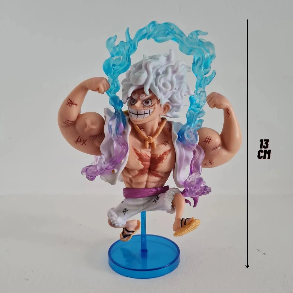 Figura de Luffy "Gear 5 - Dios del Sol Nika" (Edición Muscle) - Sin caja