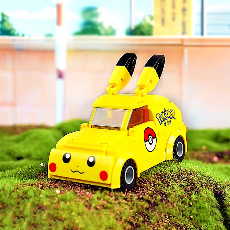 Mini Bloques de Construcción - Autos Inspirados en Pikachu