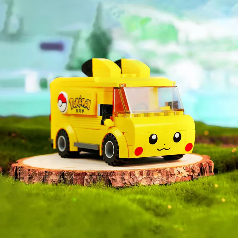 Mini Bloques de Construcción - Autos Inspirados en Pikachu