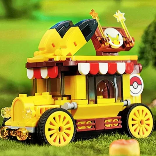 Mini Bloques de Construcción - Autos Inspirados en Pikachu