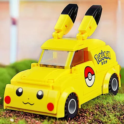 Mini Bloques de Construcción - Autos Inspirados en Pikachu