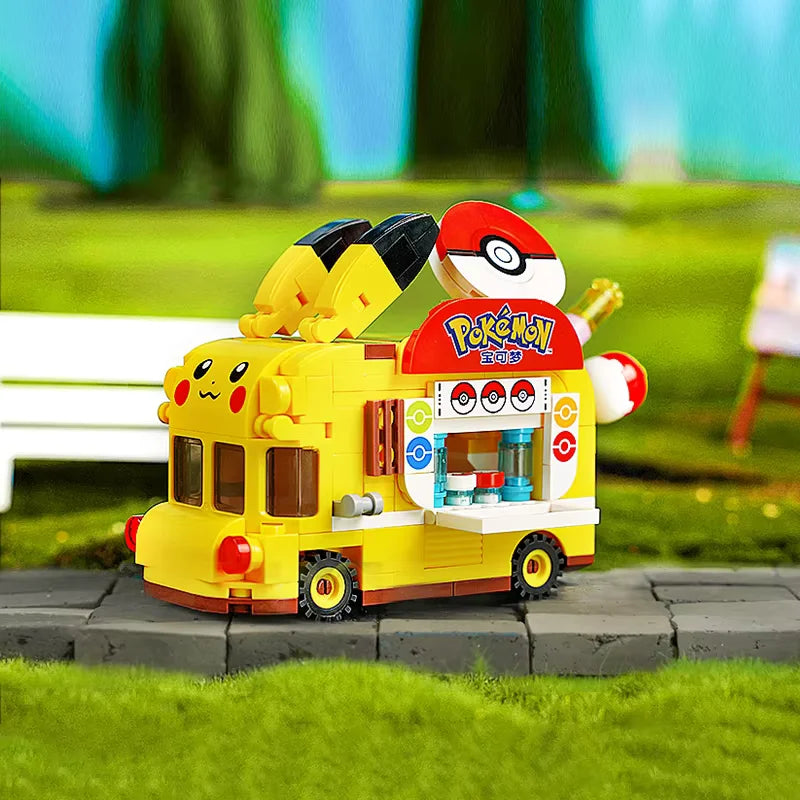 Mini Bloques de Construcción - Autos Inspirados en Pikachu