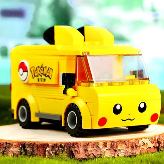 Mini Bloques de Construcción - Autos Inspirados en Pikachu