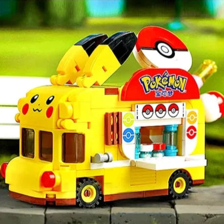 Mini Bloques de Construcción - Autos Inspirados en Pikachu