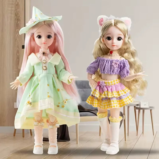 Muñeca BJD Articulada 30 cm – Estilo Kawaii Anime con Ropa y Accesorios | Ideal para Regalo