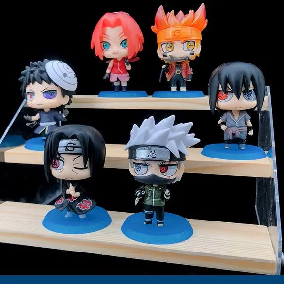 Set de 6 figuras coleccionables: Naruto Shippuden – Versión Q