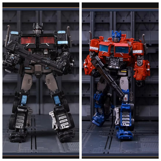 Optimus Prime o Nemesis Prime - Figuras Transformables con Partes Metálicas y Caja Original