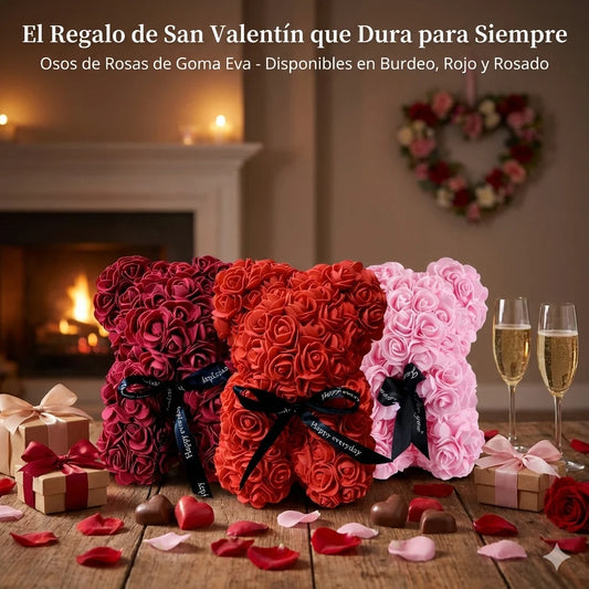 Osos Eternos de rosas