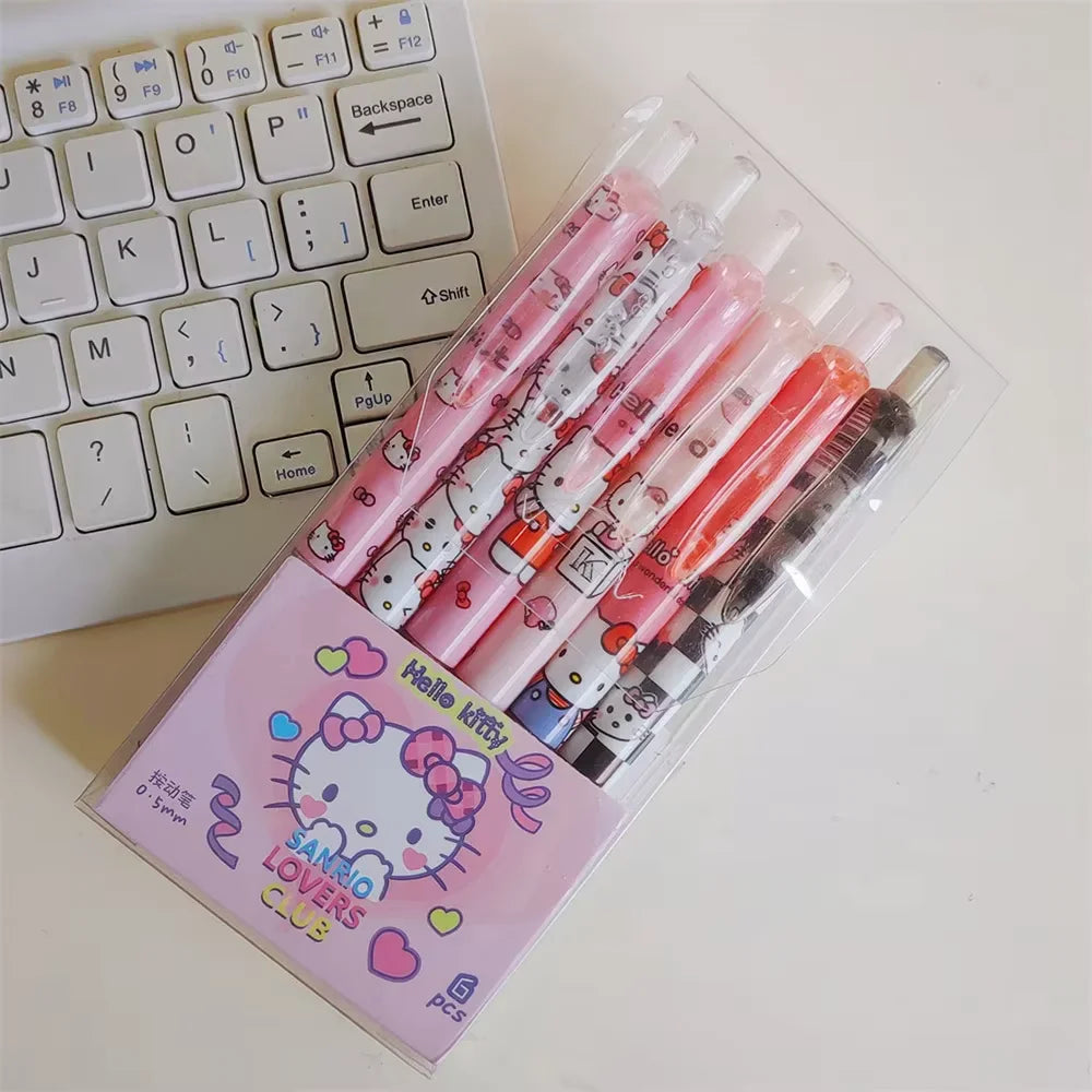 6 pcs lapices Sanrio