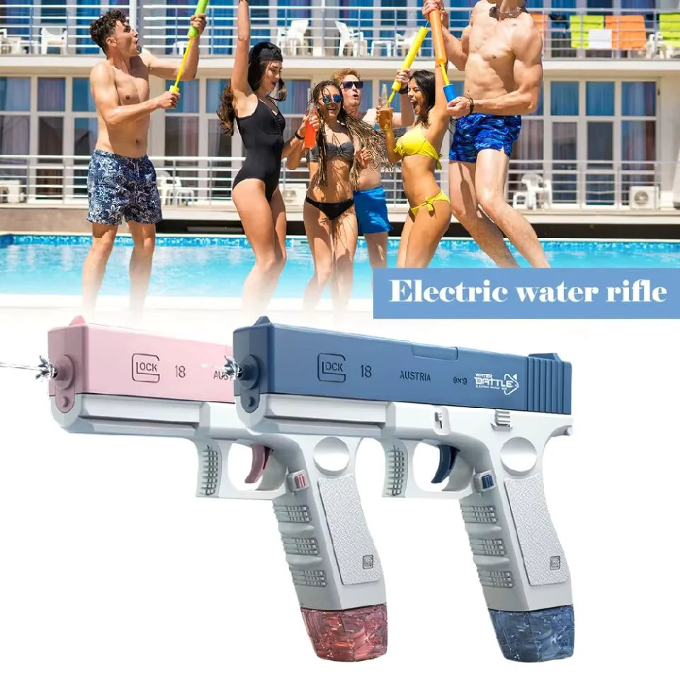 Pistola de Agua Eléctrica Glock Rosa