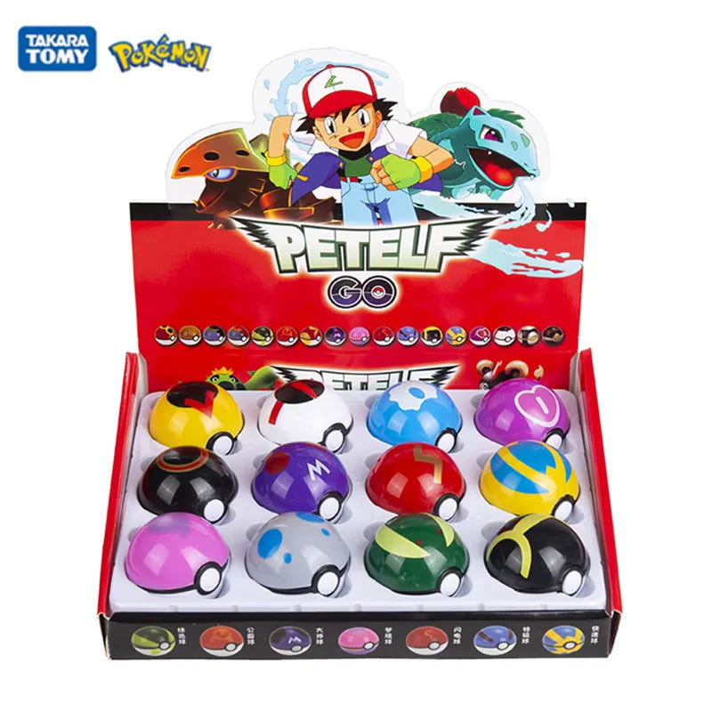 Pokébolas de Pokémon con figura y stickers