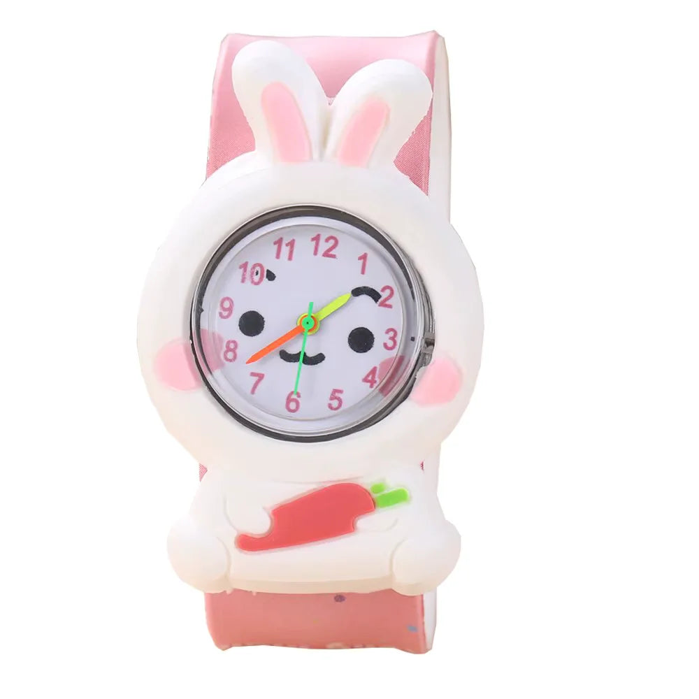 Reloj Infantil con Diseño de Conejo Blanco