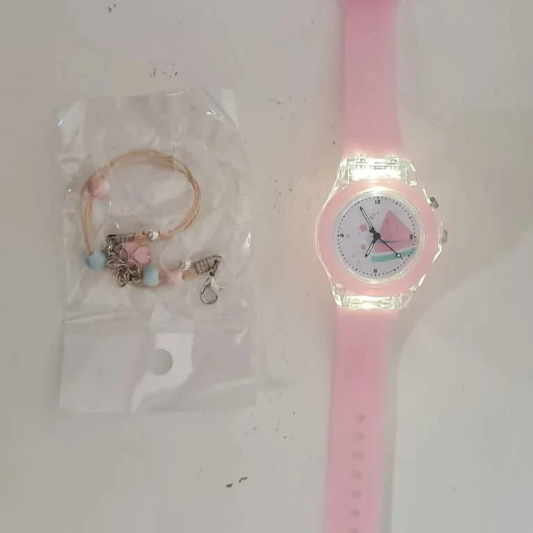 Reloj de Pulsera de Cuarzo con Diseño de Sandía