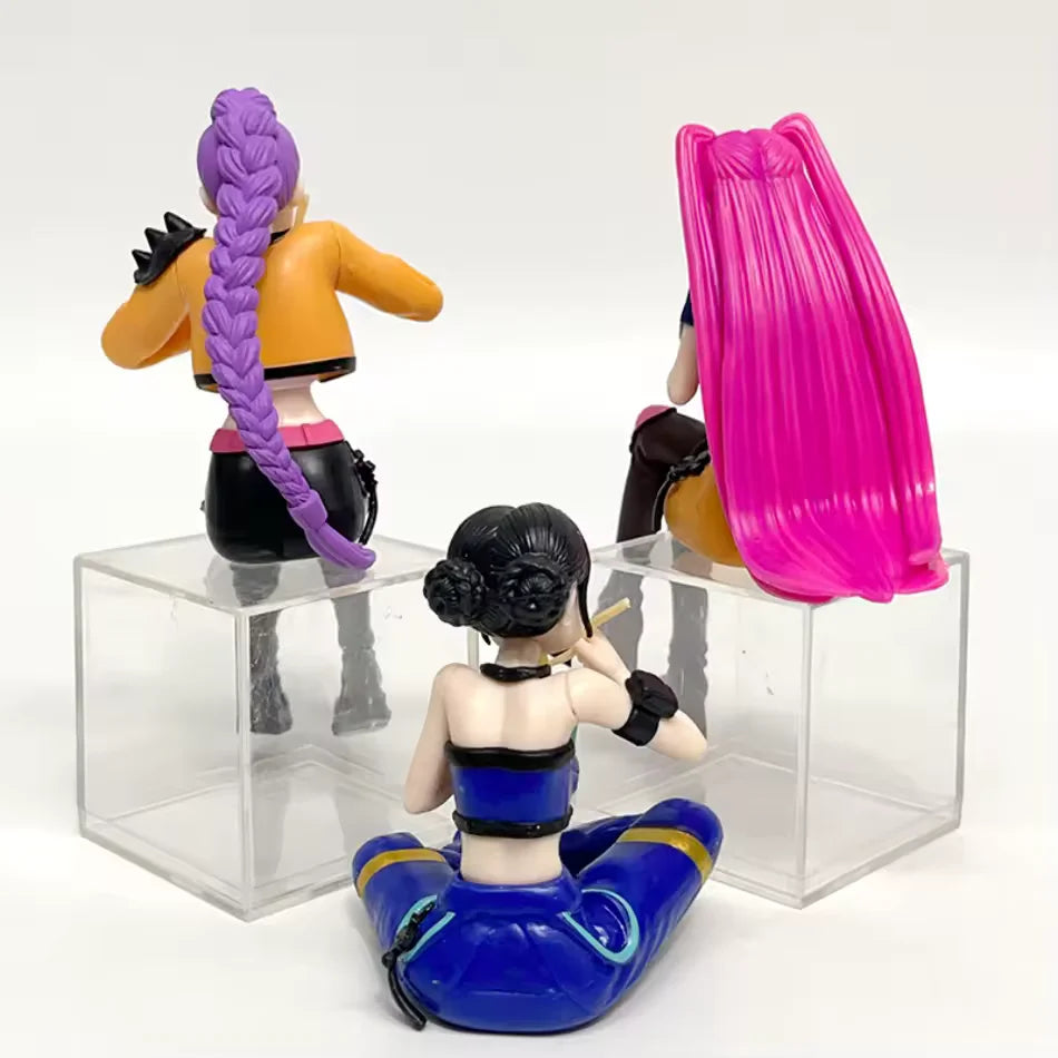 Set Guerreras K-Pop Demon Hunters Huntr/X – Rumi, Mira y Zoey (3 figuras)