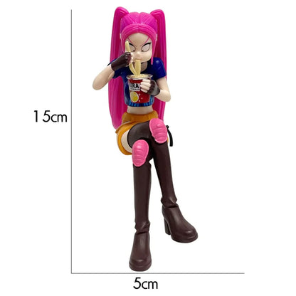 Set Guerreras K-Pop Demon Hunters Huntr/X – Rumi, Mira y Zoey (3 figuras)