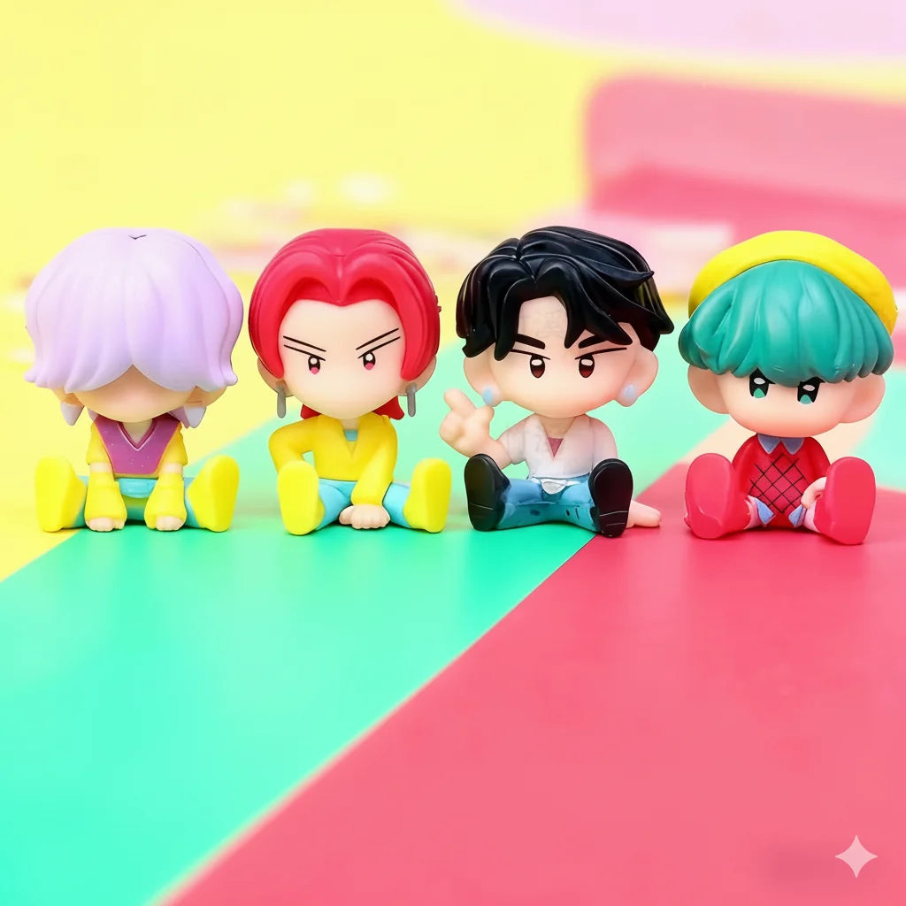 Set Mini Figuras de las Guerreras K-Pop – Demon Hunters - Colección Completa, 10 Uds Estilo Chibi