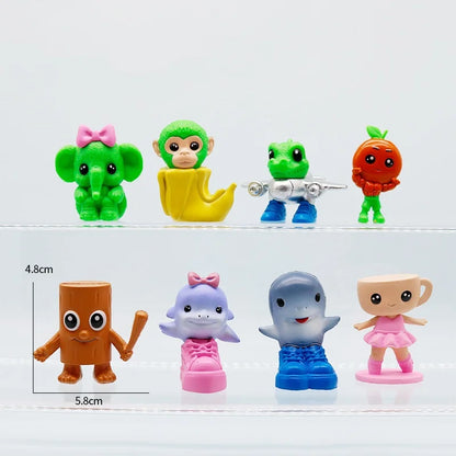 Set de 8 Mini Figuras Brainrot Bebé – Versión Kawaii