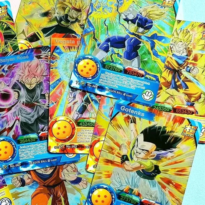 Sobre de 7 Cartas Holográficas de Dragon Ball