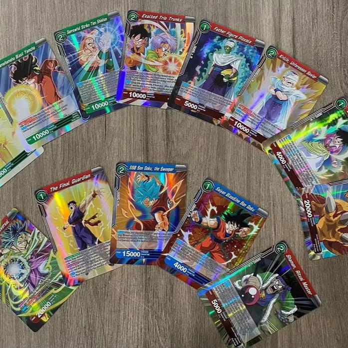 Sobre de 7 Cartas Holográficas de Dragon Ball