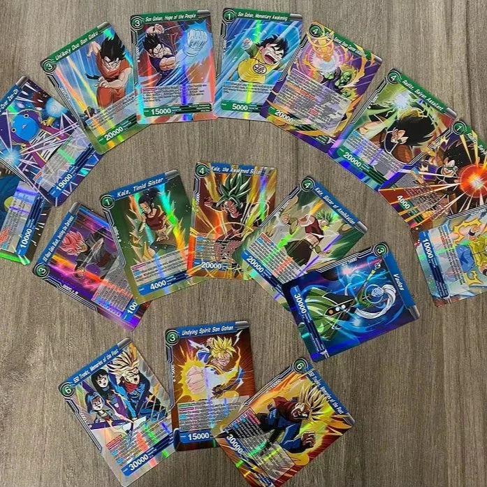 Sobre de 7 Cartas Holográficas de Dragon Ball