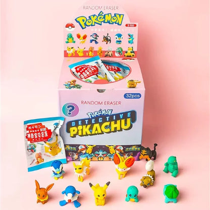 Sobre Sorpresa Pokémon Detective Pikachu – Figuras Borrador Kawaii