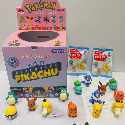 Sobre Sorpresa Pokémon Detective Pikachu – Figuras Borrador Kawaii