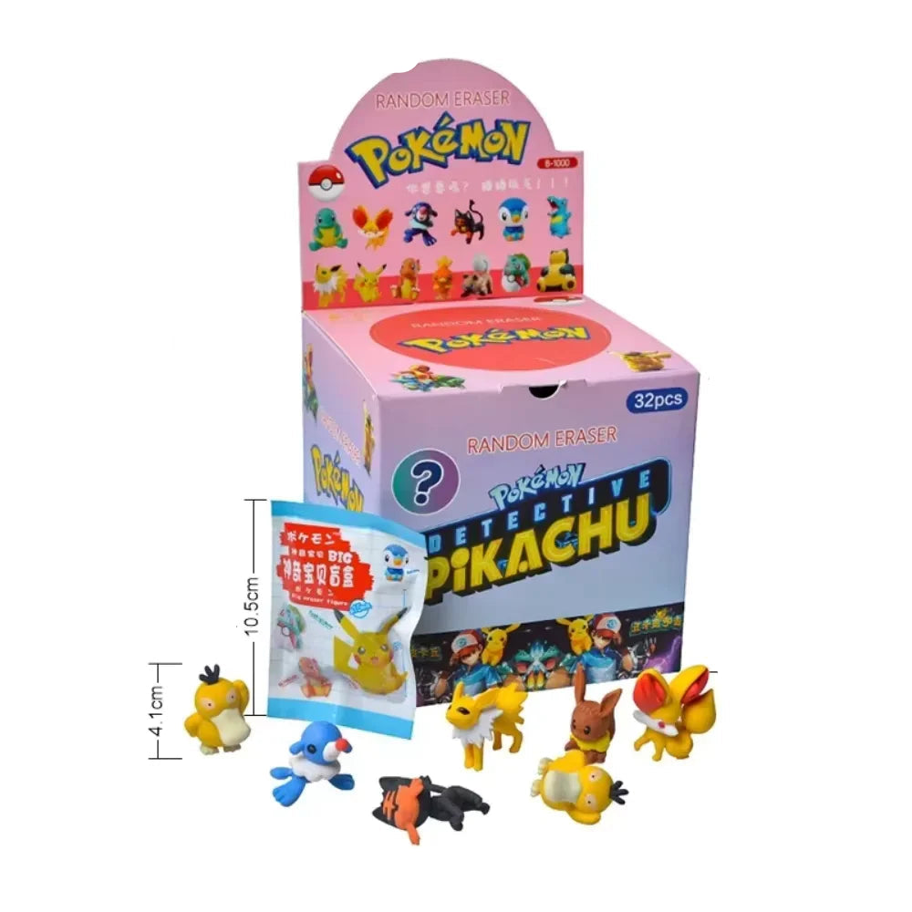 Sobre Sorpresa Pokémon Detective Pikachu – Figuras Borrador Kawaii