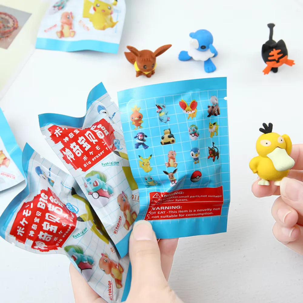 Sobre Sorpresa Pokémon Detective Pikachu – Figuras Borrador Kawaii