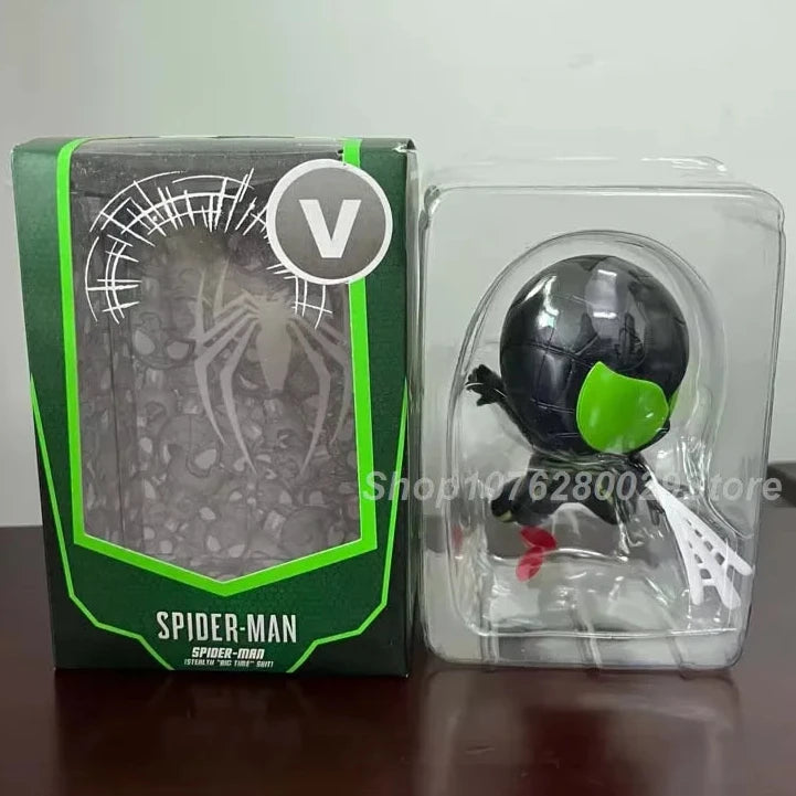 Figura Bobblehead de Spider-Man – Traje de Sigilo (Negro)