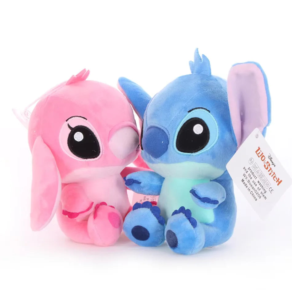 Pareja de Peluches Stitch y Angel