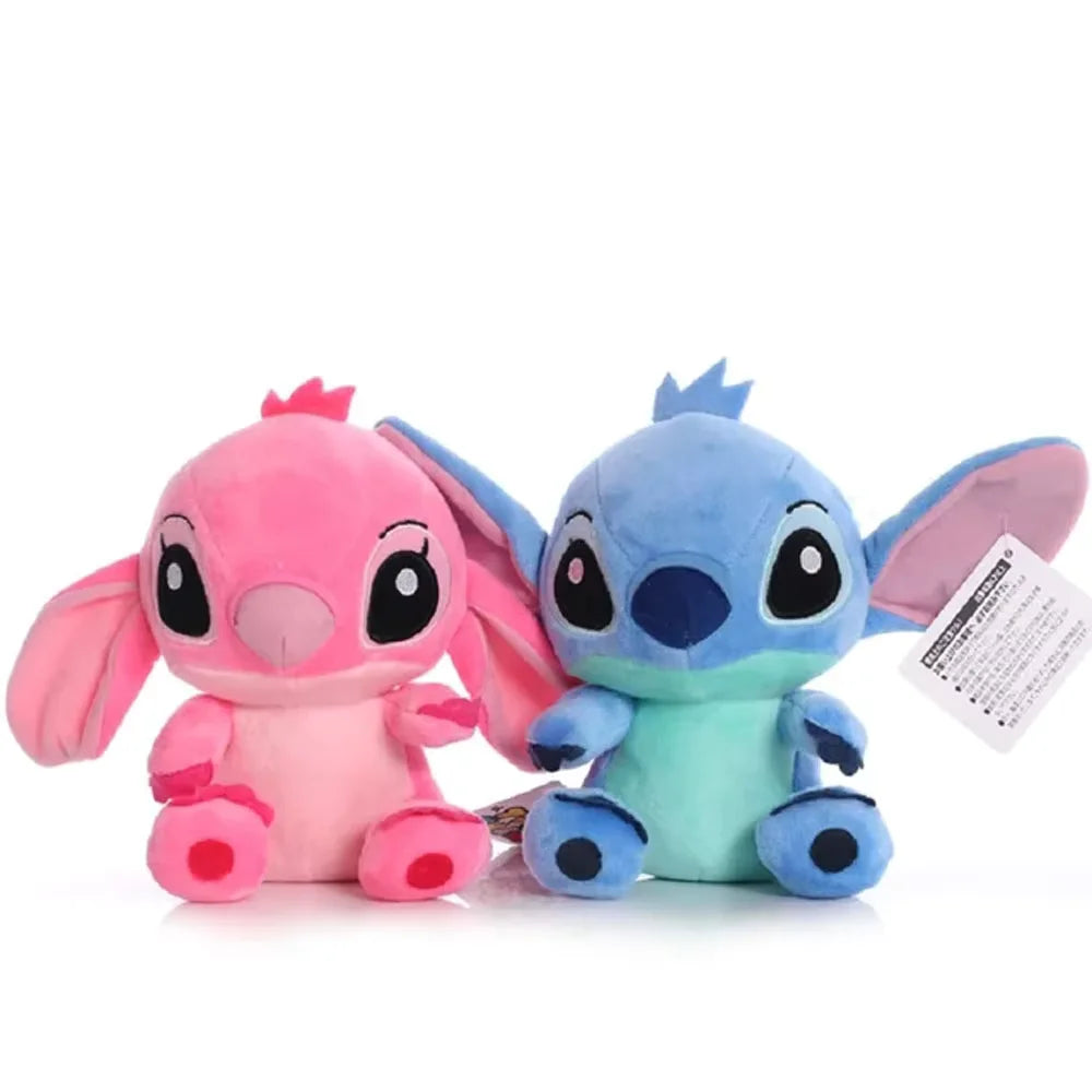 Pareja de Peluches Stitch y Angel