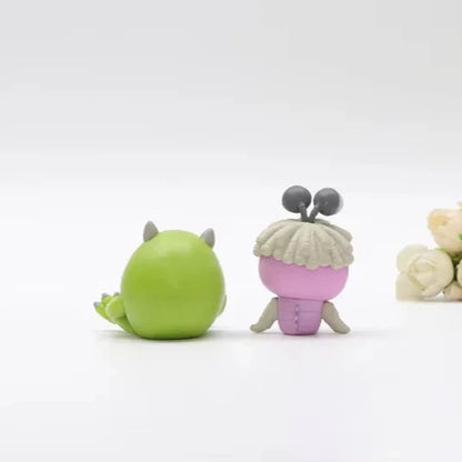 Set de 4 figuras coleccionables: Monsters, Inc. – Dulces Pesadillas