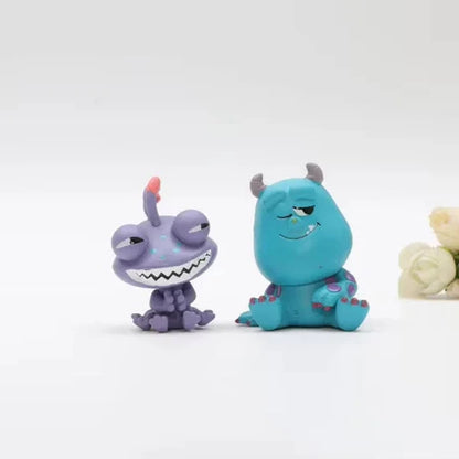 Set de 4 figuras coleccionables: Monsters, Inc. – Dulces Pesadillas