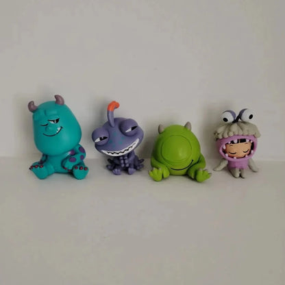 Set de 4 figuras coleccionables: Monsters, Inc. – Dulces Pesadillas