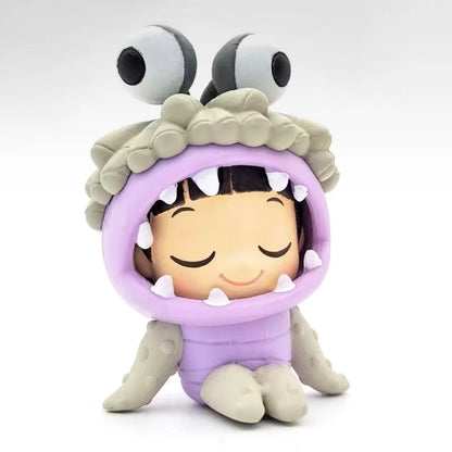 Set de 4 figuras coleccionables: Monsters, Inc. – Dulces Pesadillas