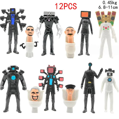 Set 12 figuras Skibidi Toilet