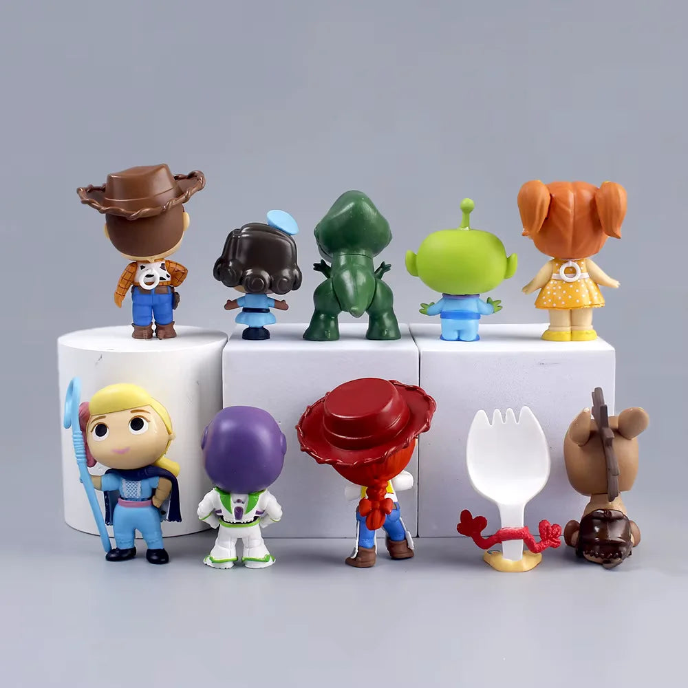 Set de 10 Figuras Kawaii Toy Story